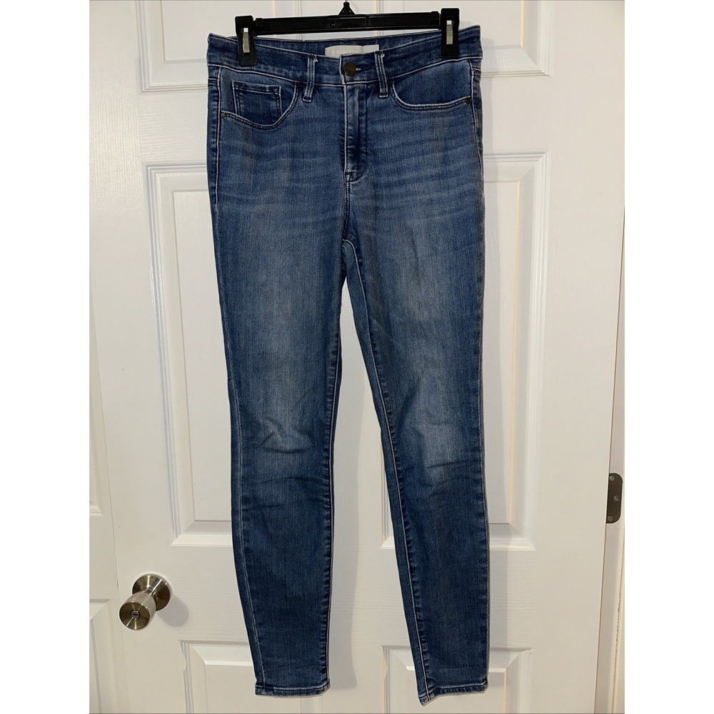 Athleta Sculptek Medium Wash Blue Jeans Women's 4 Stretch Skinny